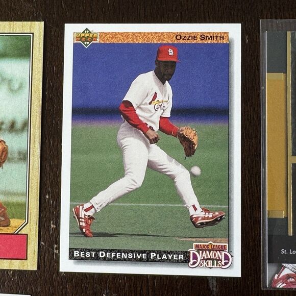 Ozzie Smith 13 Card Lot With 2024 Topps Museum Gold /199 1992 Upper Deck Holo - Picture 9 of 13